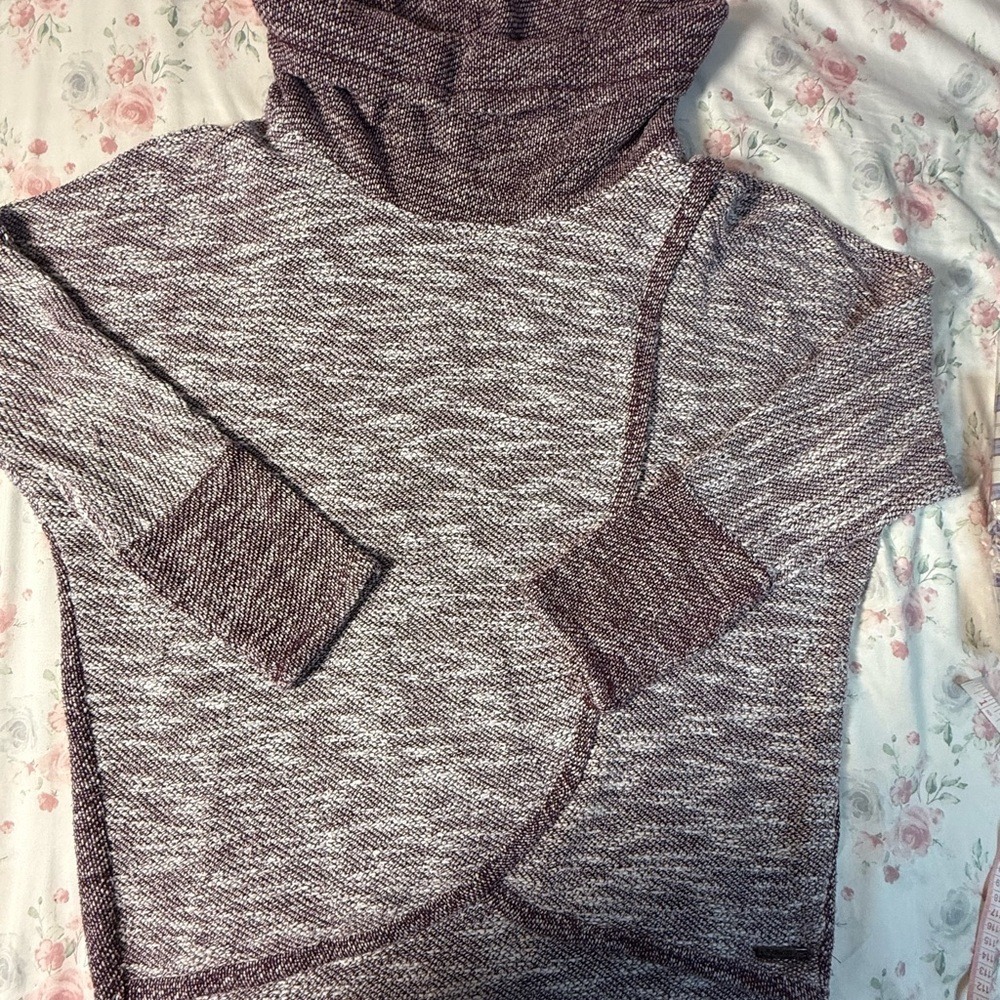 Calvin Klein Performance Maroon Cowl Neck‎ Sweater Pullover Women's M